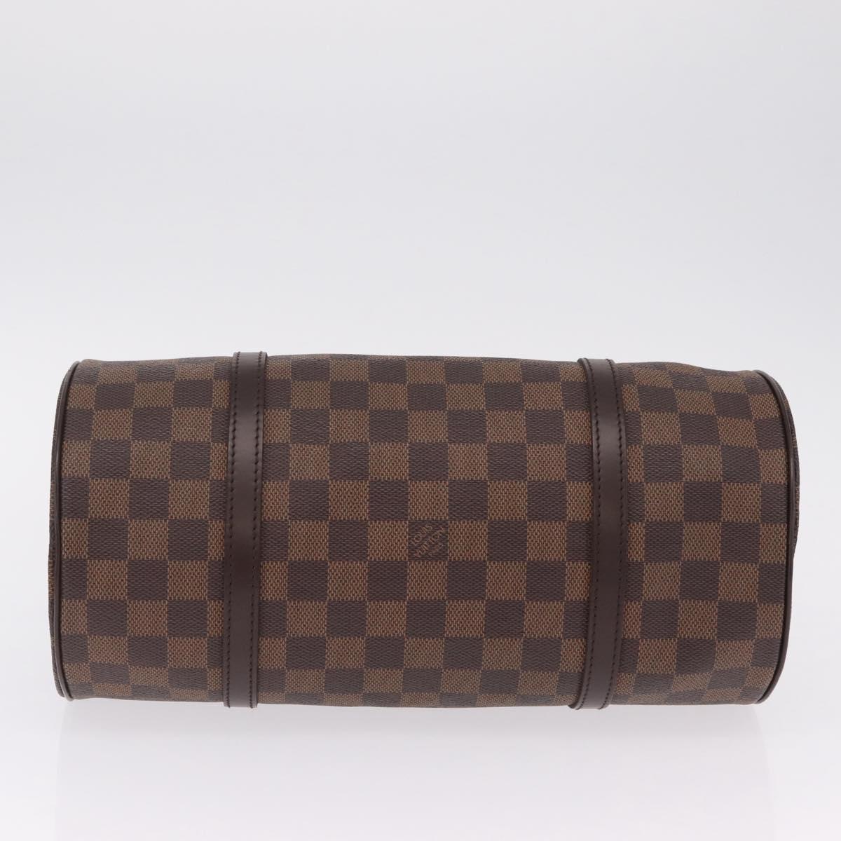LOUIS VUITTON Damier Ebene Papillon 30 Hand Bag N51303 LV Auth fm5493V