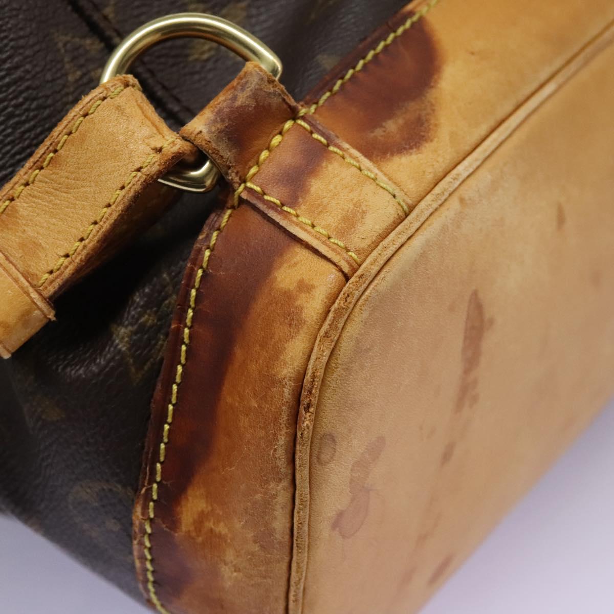 LOUIS VUITTON Monogram Montsouris GM Backpack M51135 LV Auth gh002