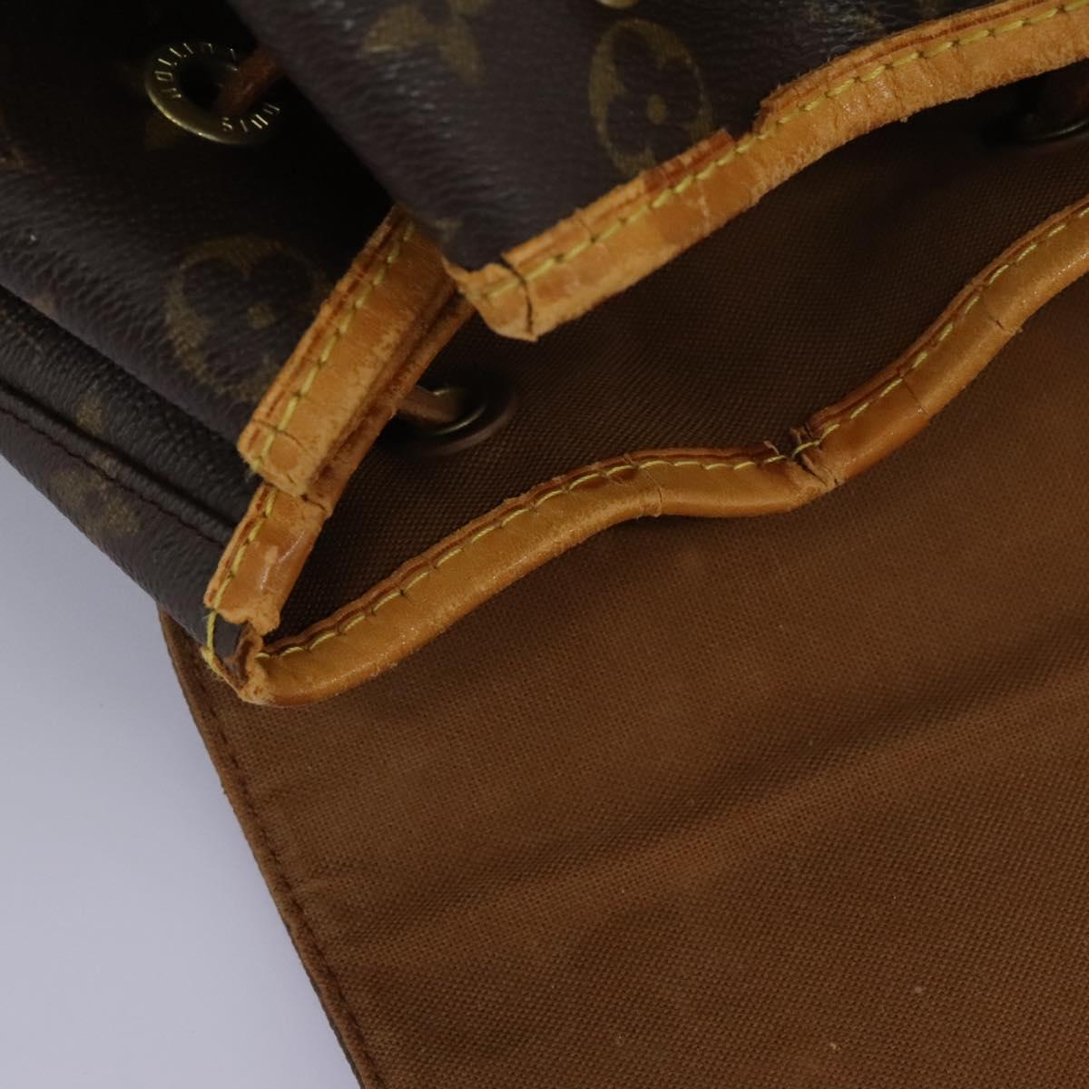 LOUIS VUITTON Monogram Montsouris GM Backpack M51135 LV Auth gh002