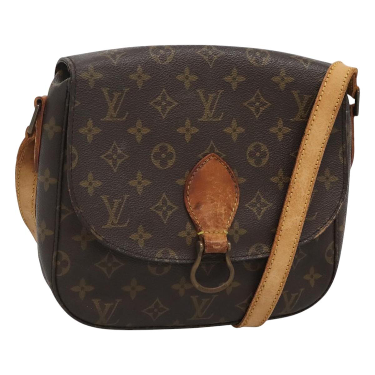 LOUIS VUITTON Monogram Monogram Saint Cloud GM Shoulder Bag M51242 LV Auth gh035