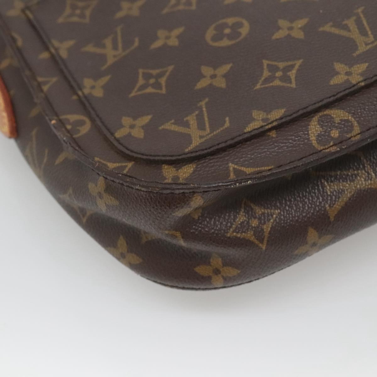 LOUIS VUITTON Monogram Monogram Saint Cloud GM Shoulder Bag M51242 LV Auth gh035