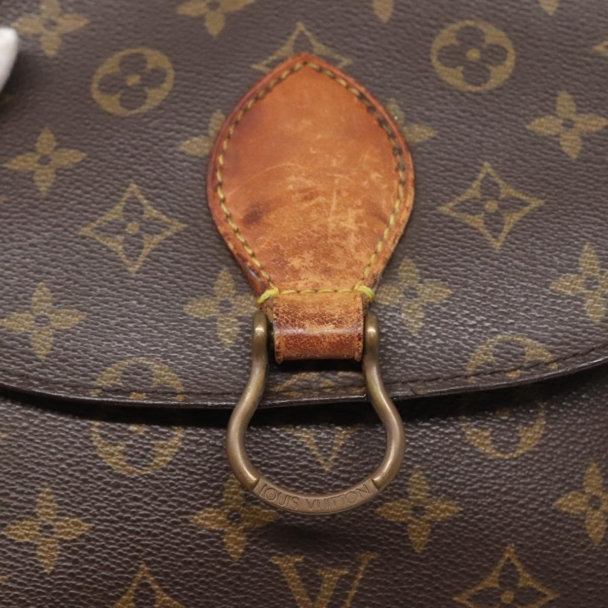 LOUIS VUITTON Monogram Monogram Saint Cloud GM Shoulder Bag M51242 LV Auth gh035