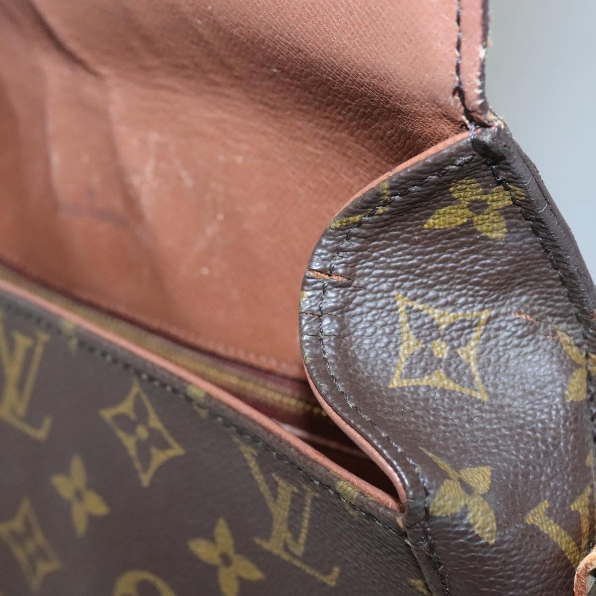 LOUIS VUITTON Monogram Monogram Saint Cloud GM Shoulder Bag M51242 LV Auth gh035