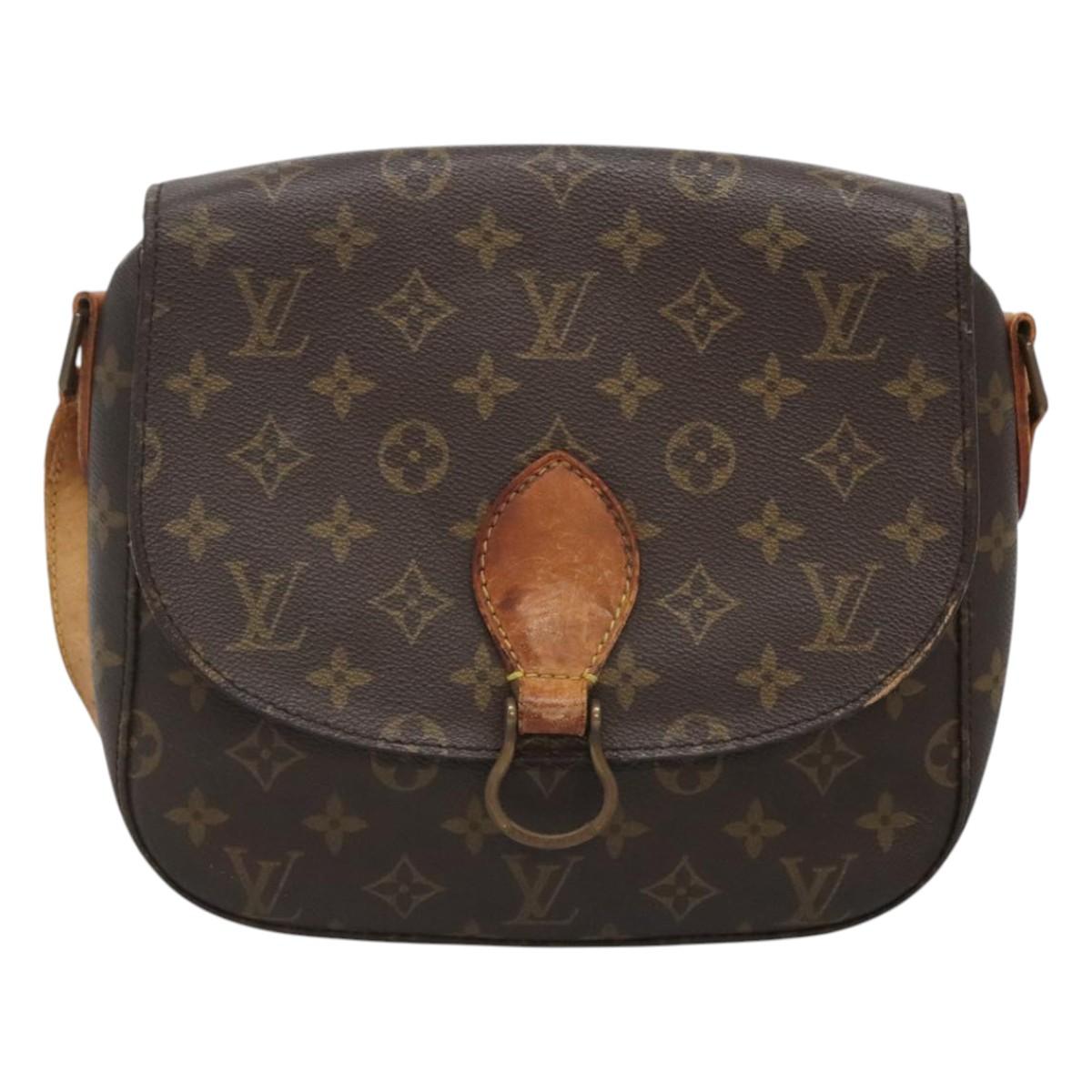 LOUIS VUITTON Monogram Monogram Saint Cloud GM Shoulder Bag M51242 LV Auth gh035
