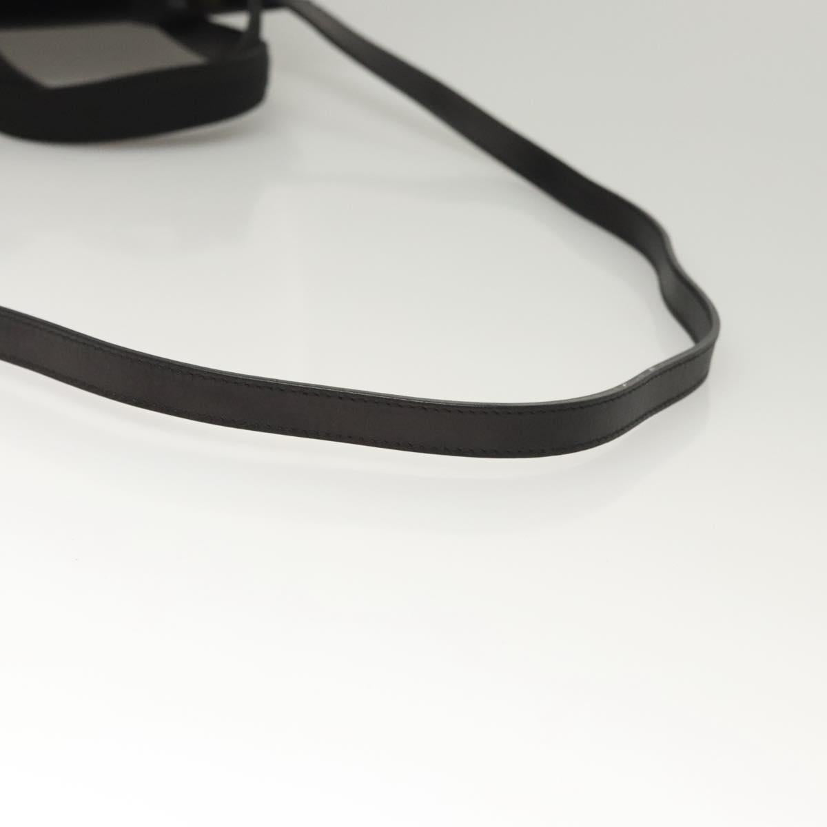 Salvatore Ferragamo Vala Hand Bag Leather 2way Black Gold Auth gh079