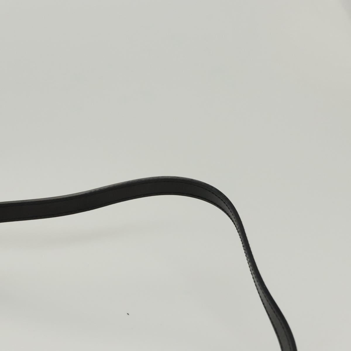 Salvatore Ferragamo Vala Hand Bag Leather 2way Black Gold Auth gh088