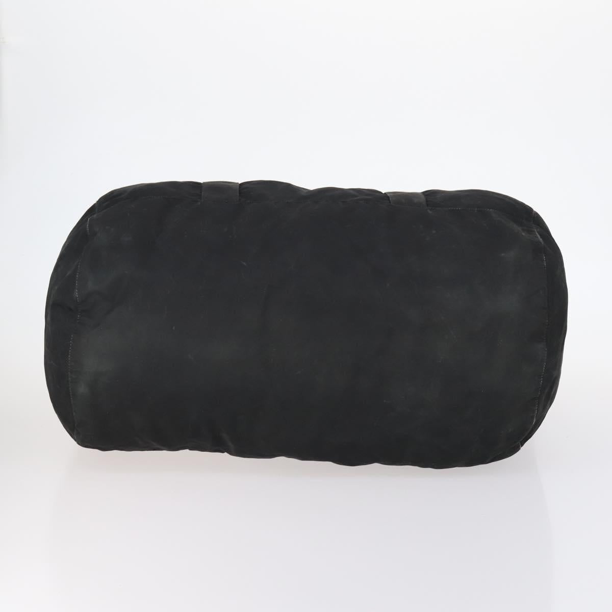 PRADA Shoulder Bag Nylon Leather 2Set Khaki Black Auth gh1001