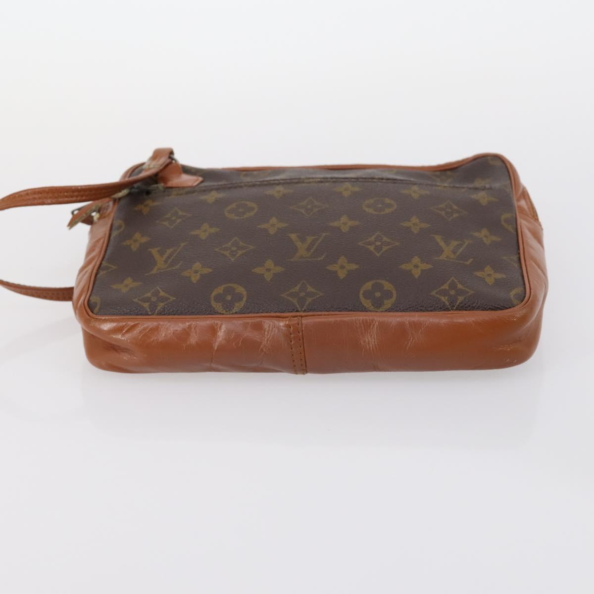 LOUIS VUITTON Monogram Clutch Bag 2Set LV Auth gh1003