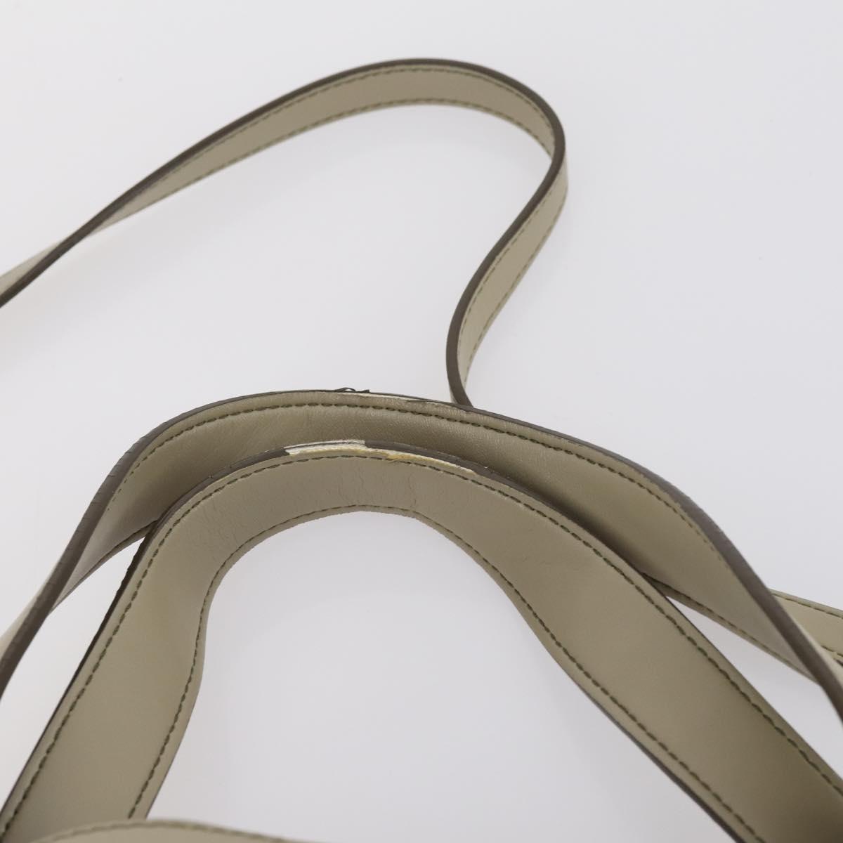 Stella MacCartney Tote Bag Leather 2Set Black Beige Auth gh1004