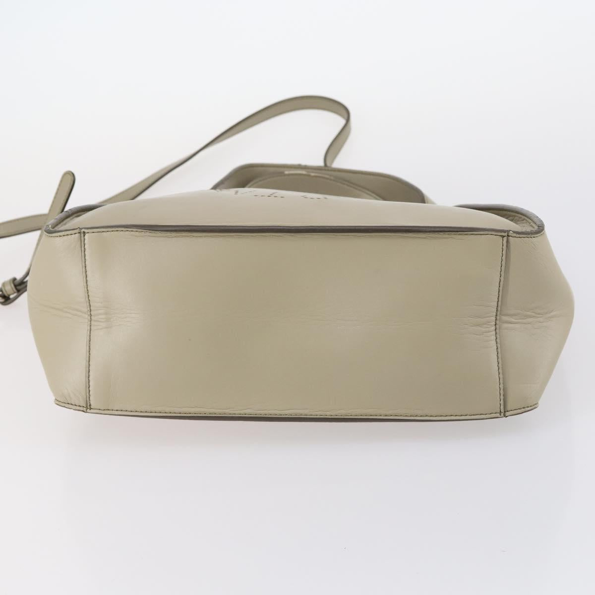 Stella MacCartney Tote Bag Leather 2Set Black Beige Auth gh1004