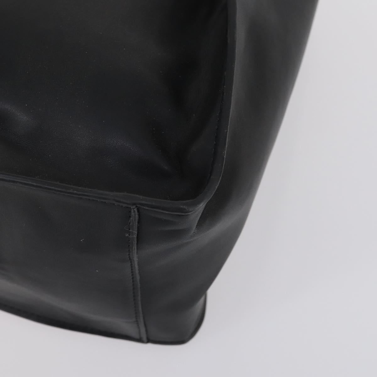 Stella MacCartney Tote Bag Leather 2Set Black Beige Auth gh1004