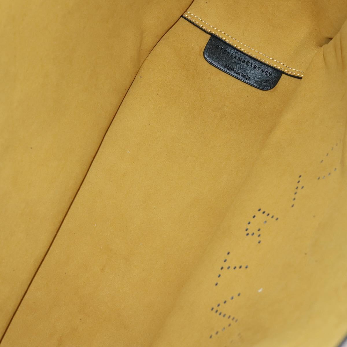 Stella MacCartney Tote Bag Leather 2Set Black Beige Auth gh1004