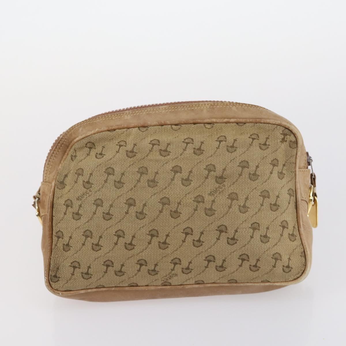 GUCCI Micro GG Supreme Shoulder Bag Canvas Leather 4 Set Black Beige Auth gh1007