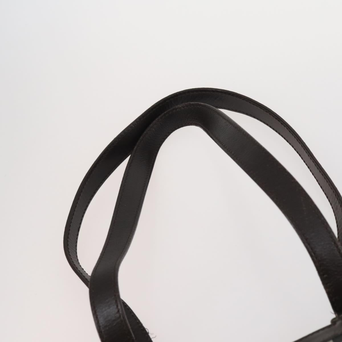 BURBERRY Nova Check Tote Bag PVC 2Set Light Blue Beige Auth gh1008