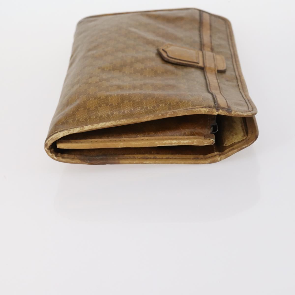 Salvatore Ferragamo Celine Hand Bag Leather 3Set Beige Black Auth gh1011