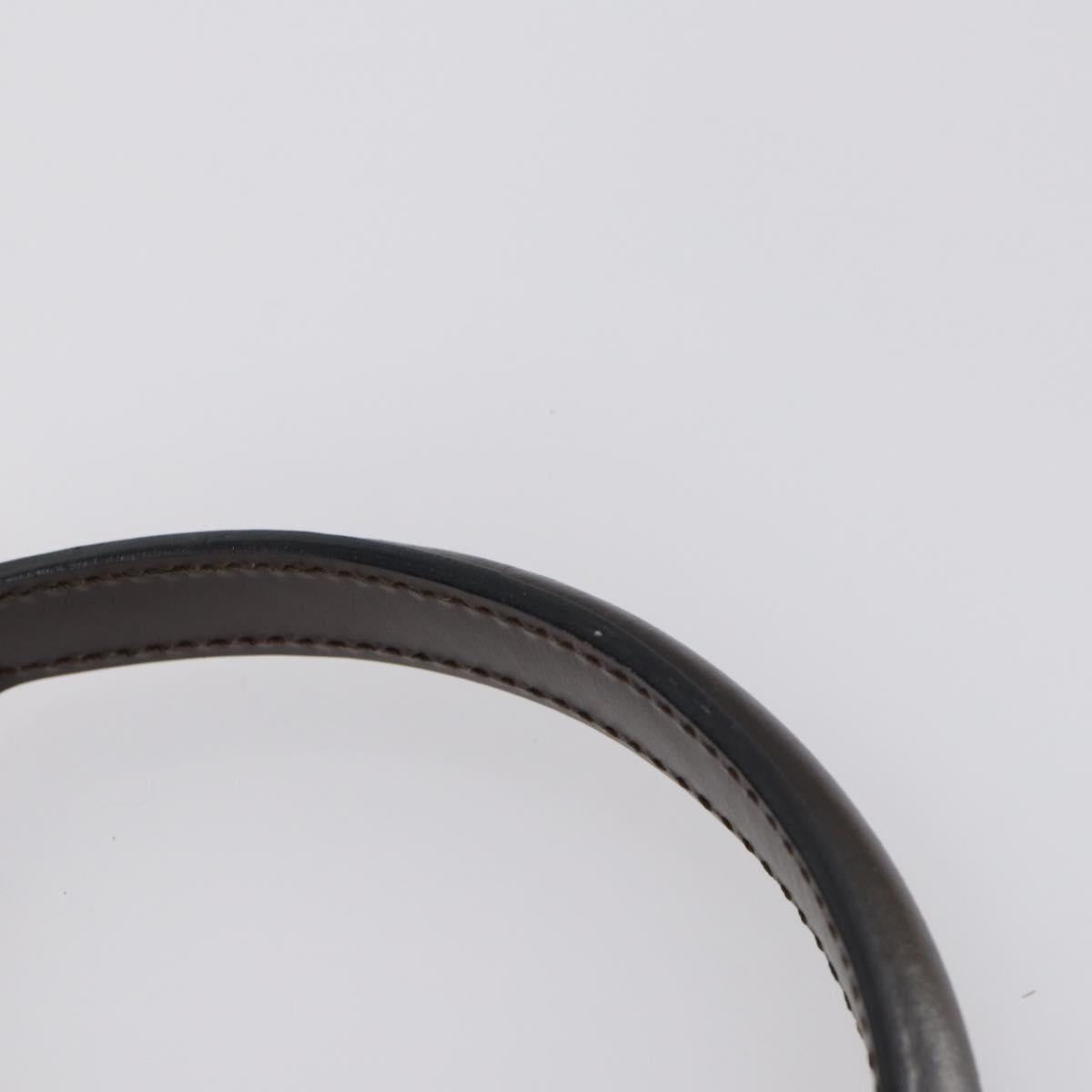 Salvatore Ferragamo Celine Hand Bag Leather 3Set Beige Black Auth gh1011