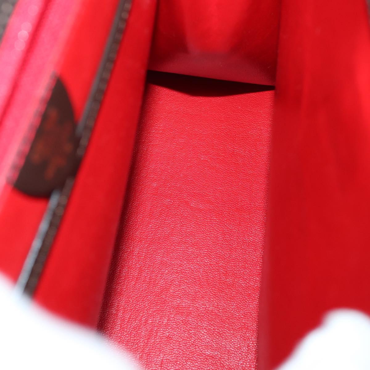 Salvatore Ferragamo Celine Hand Bag Leather 3Set Beige Black Auth gh1011