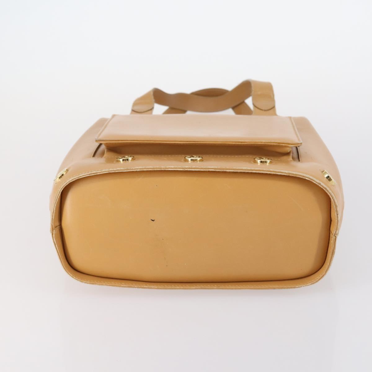 Salvatore Ferragamo Celine Hand Bag Leather 3Set Beige Black Auth gh1011