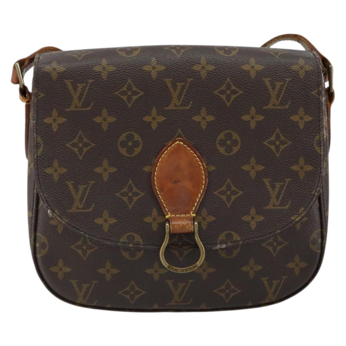 LOUIS VUITTON Monogram Saint Cloud GM Shoulder Bag M51242 LV Auth gh1012