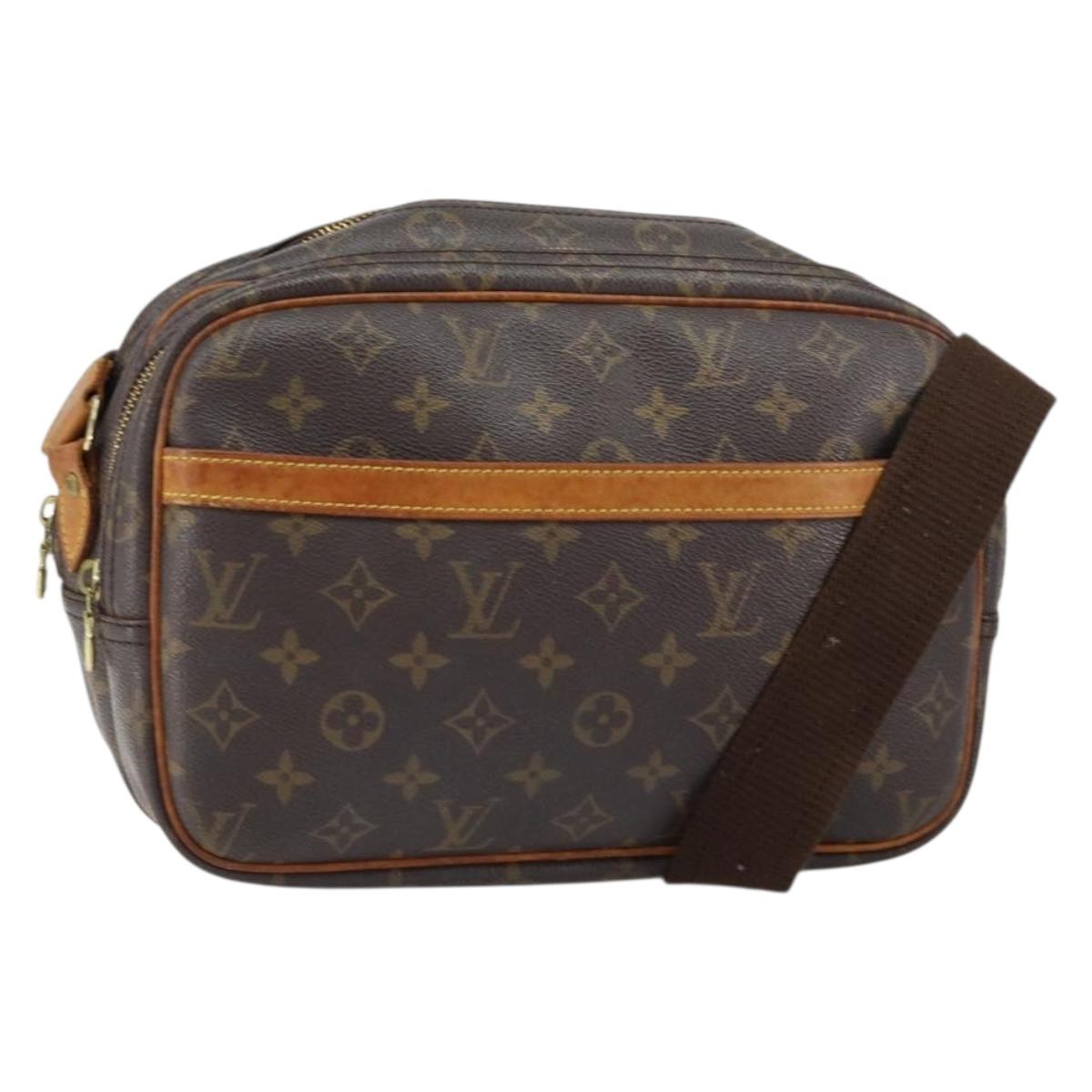 LOUIS VUITTON Monogram Reporter PM Shoulder Bag M45254 LV Auth gh1014