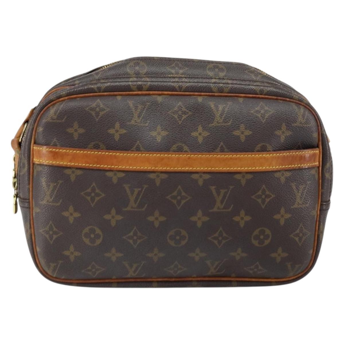 LOUIS VUITTON Monogram Reporter PM Shoulder Bag M45254 LV Auth gh1014