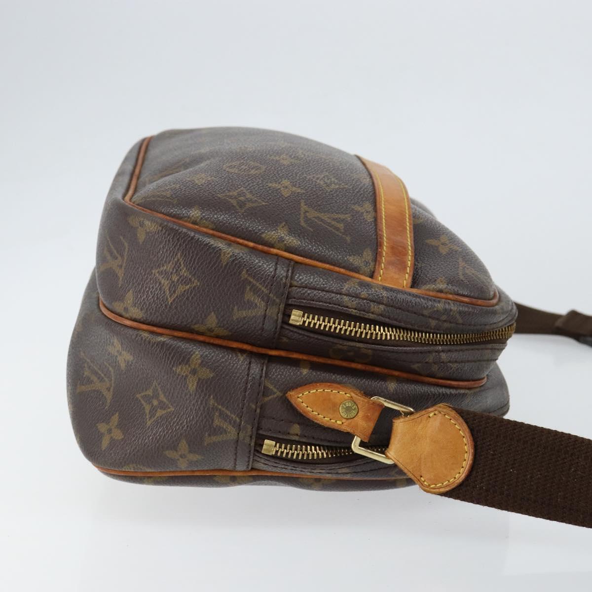 LOUIS VUITTON Monogram Reporter PM Shoulder Bag M45254 LV Auth gh1014
