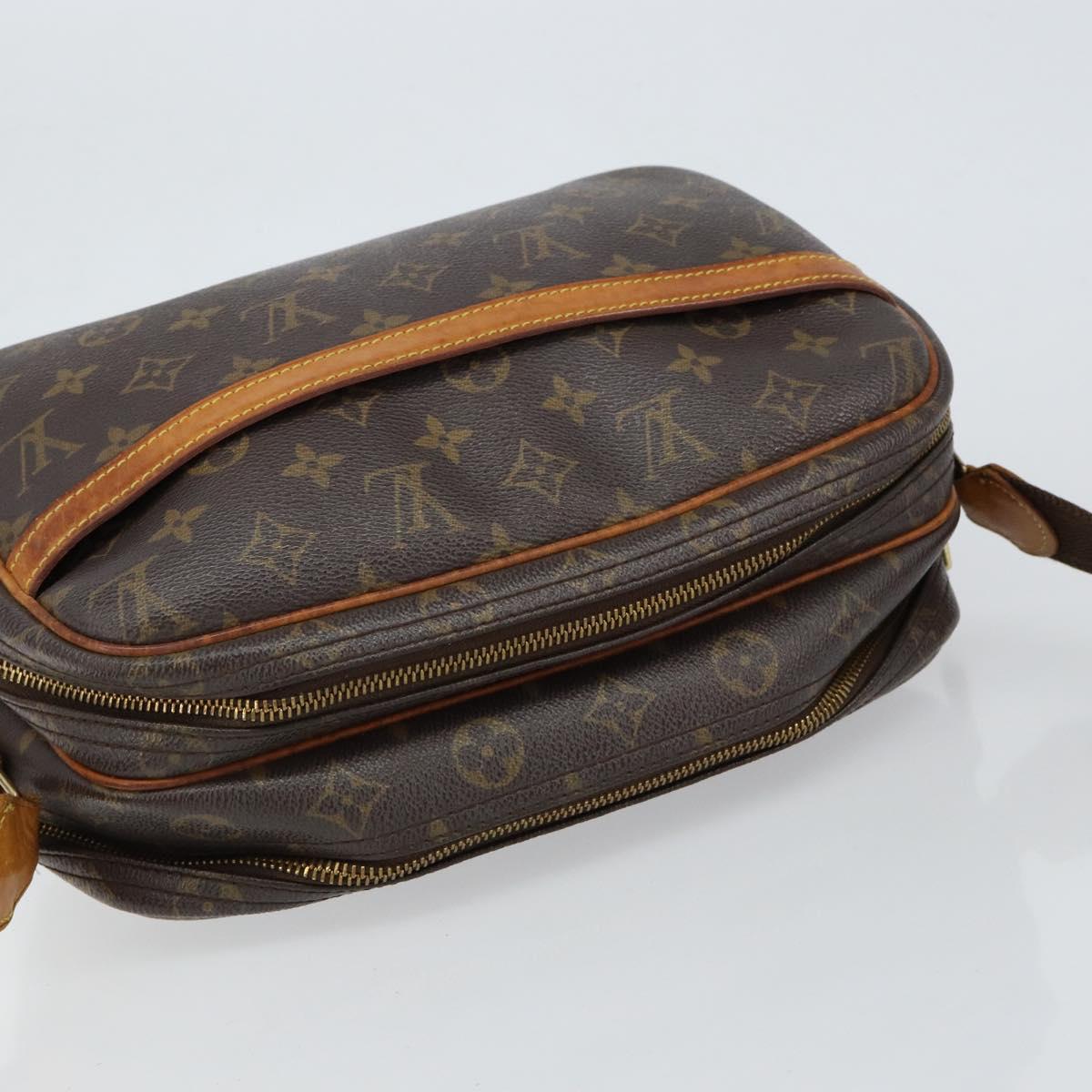 LOUIS VUITTON Monogram Reporter PM Shoulder Bag M45254 LV Auth gh1014