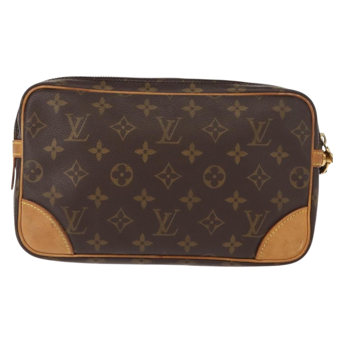 LOUIS VUITTON Monogram Marly Dragonne GM Clutch Bag M51825 LV Auth gh1016