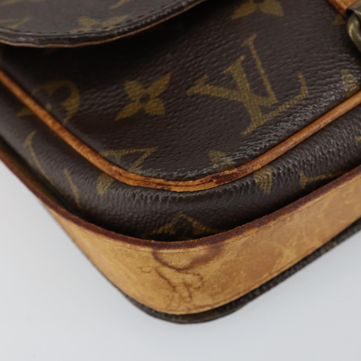 LOUIS VUITTON Monogram Cartouchiere PM Shoulder Bag M51254 LV Auth gh1018