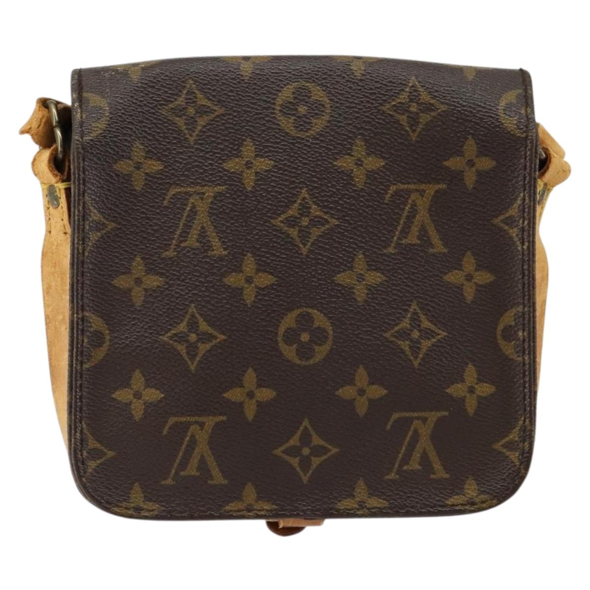 LOUIS VUITTON Monogram Cartouchiere PM Shoulder Bag M51254 LV Auth gh1018