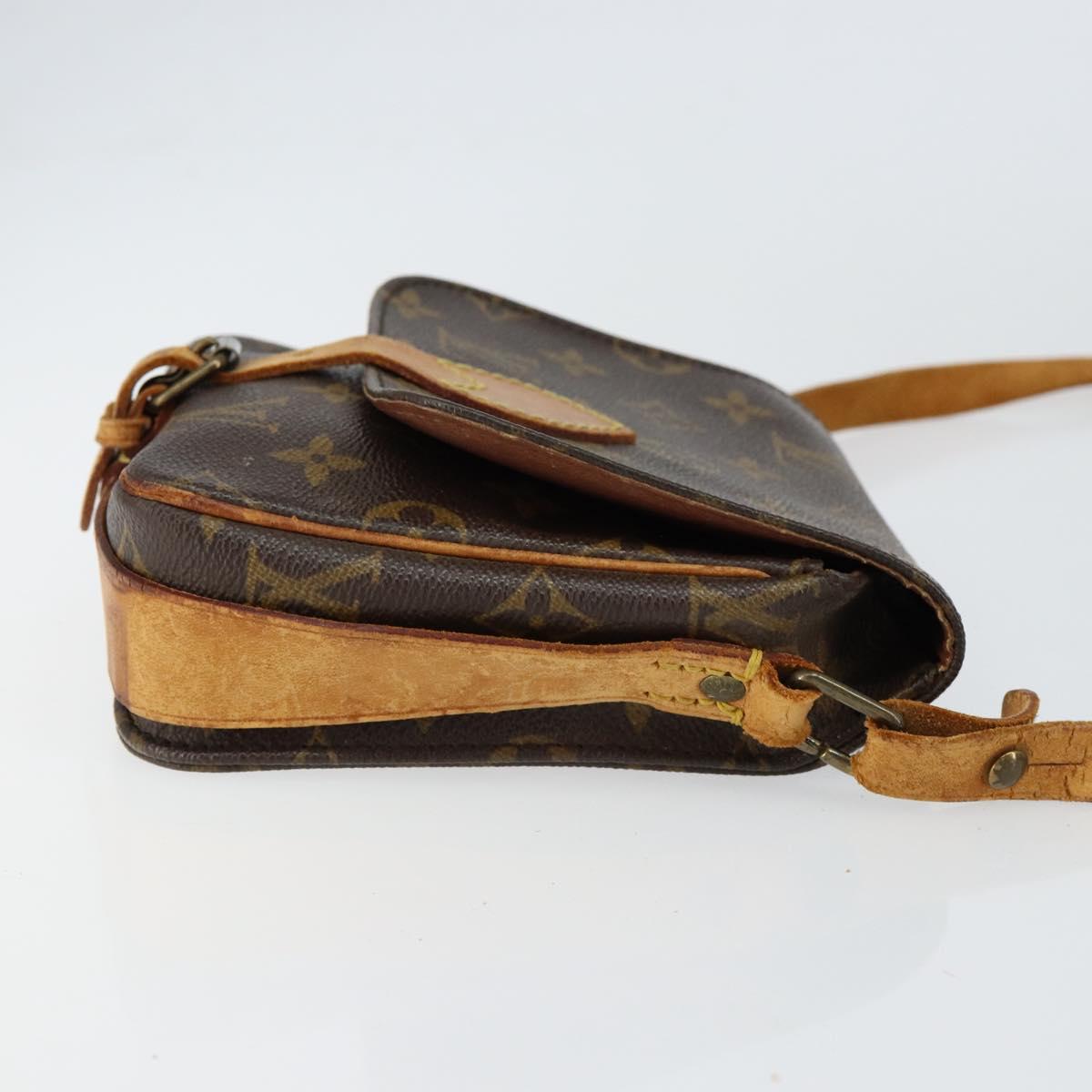 LOUIS VUITTON Monogram Cartouchiere PM Shoulder Bag M51254 LV Auth gh1018