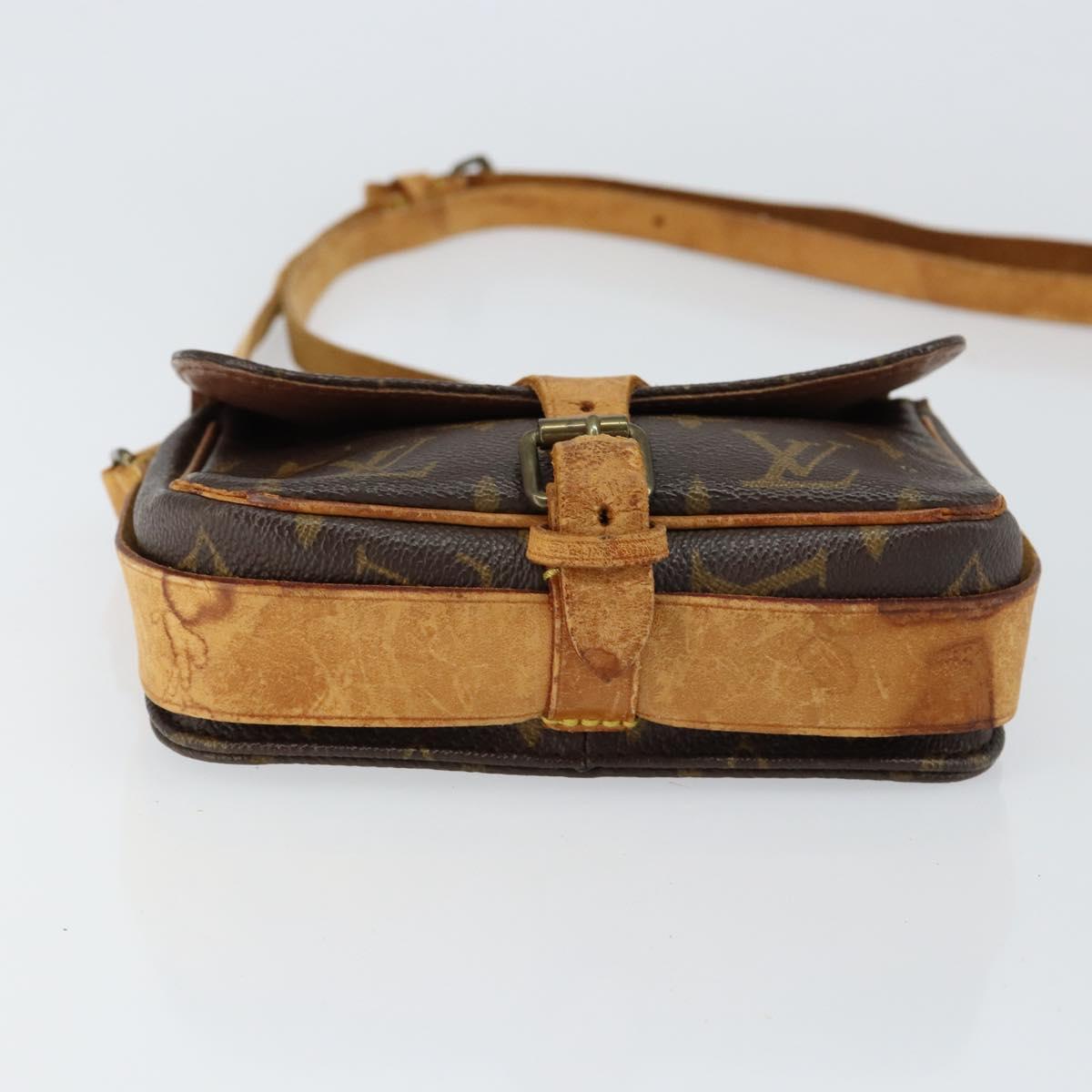 LOUIS VUITTON Monogram Cartouchiere PM Shoulder Bag M51254 LV Auth gh1018