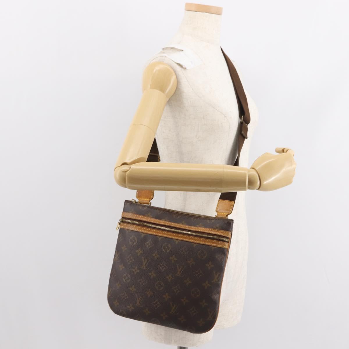 LOUIS VUITTON Monogram Pochette Bosphore Shoulder Bag M40044 LV Auth gh1019