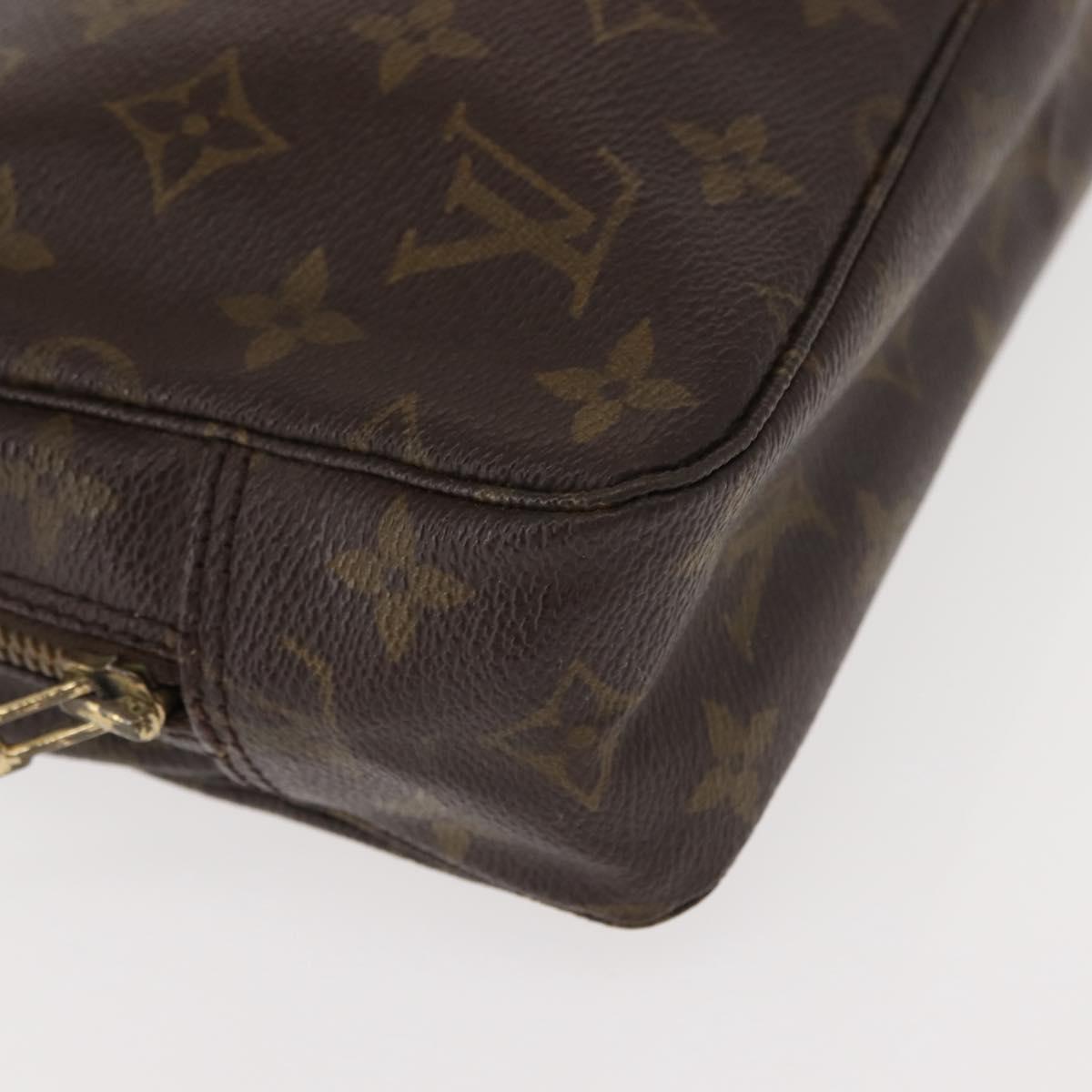 LOUIS VUITTON Monogram Trousse Toilette 23 Clutch Bag M47524 LV Auth gh1021