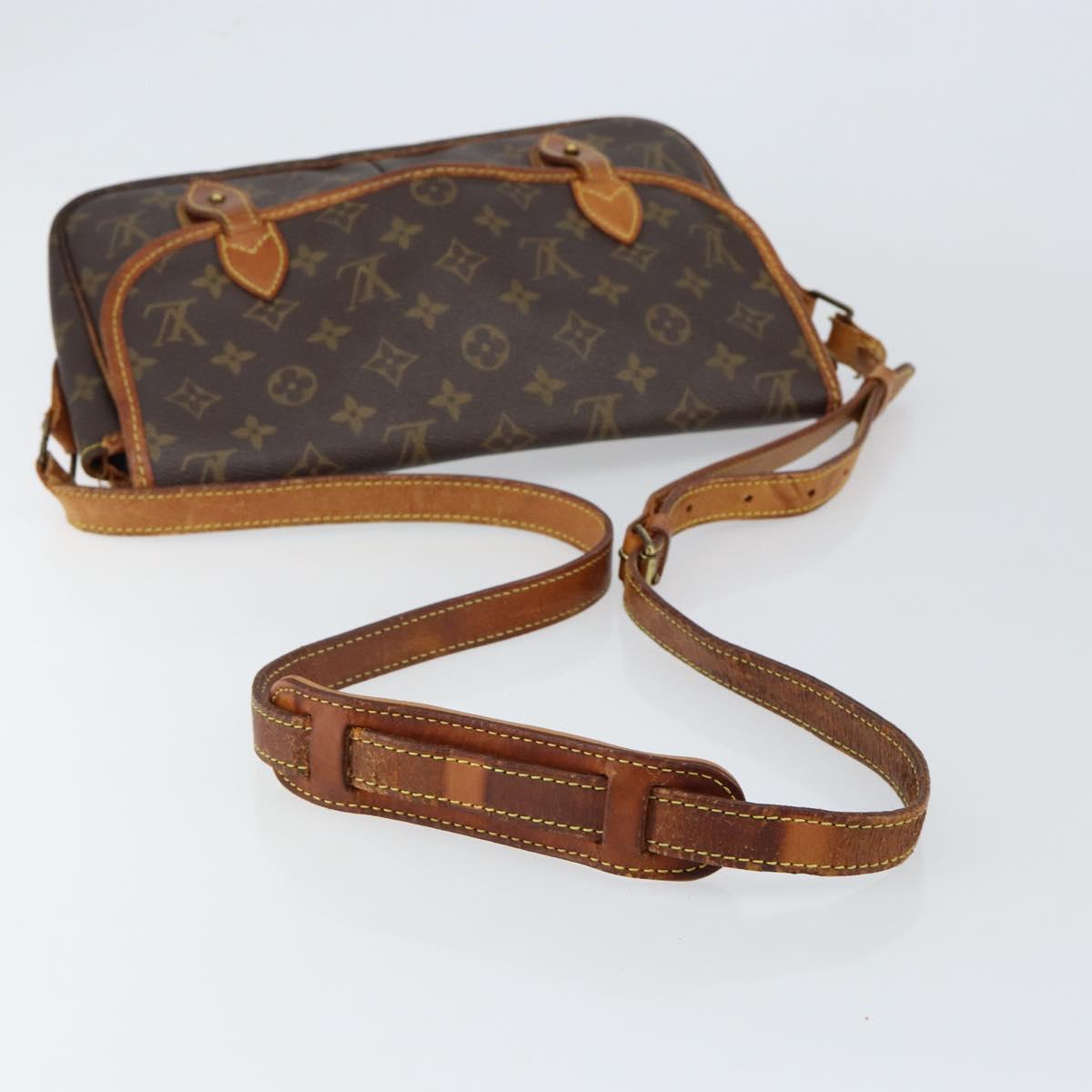LOUIS VUITTON Monogram Gibeciere MM Shoulder Bag M42247 LV Auth gh1024