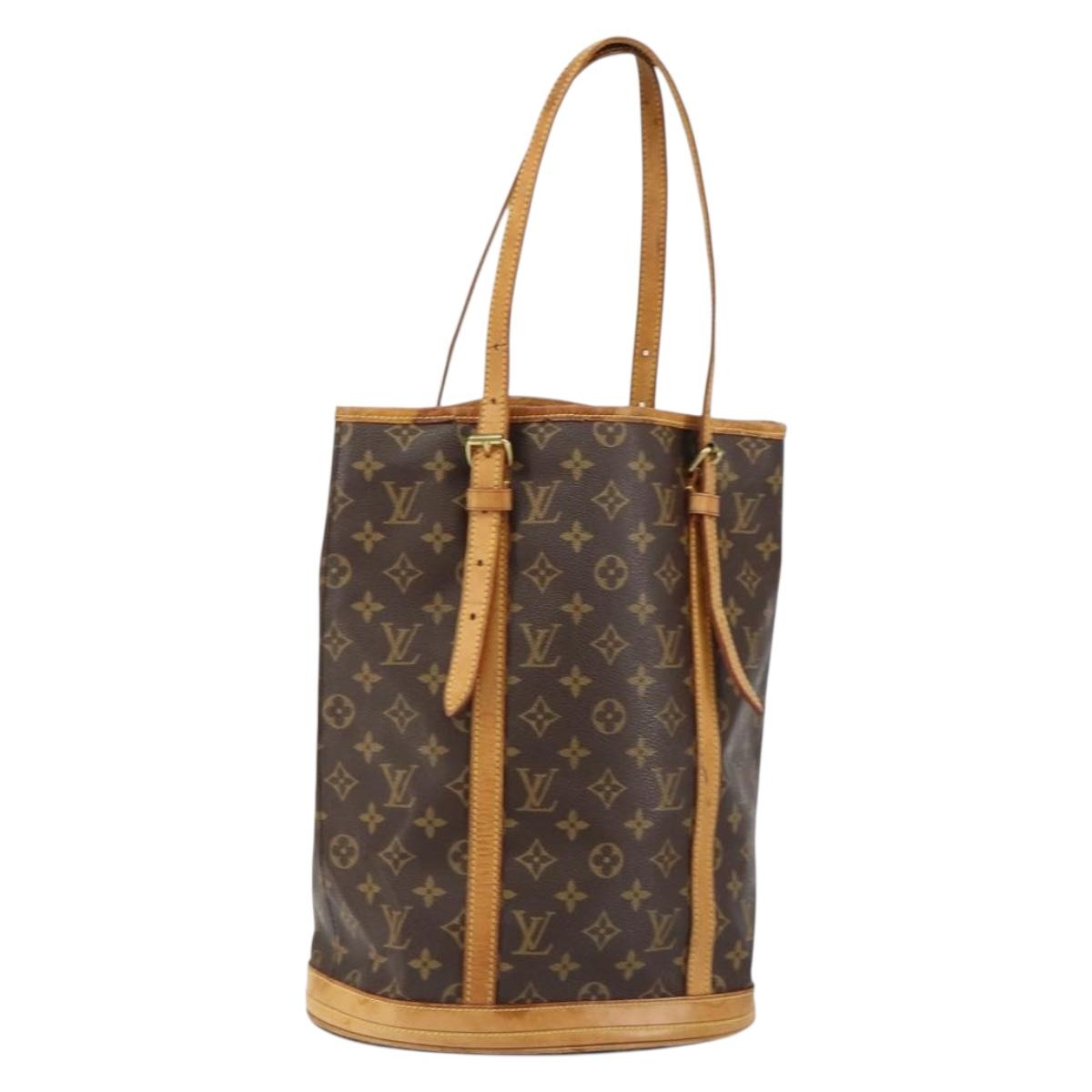 LOUIS VUITTON Monogram Bucket GM Shoulder Bag M42236 LV Auth gh1032