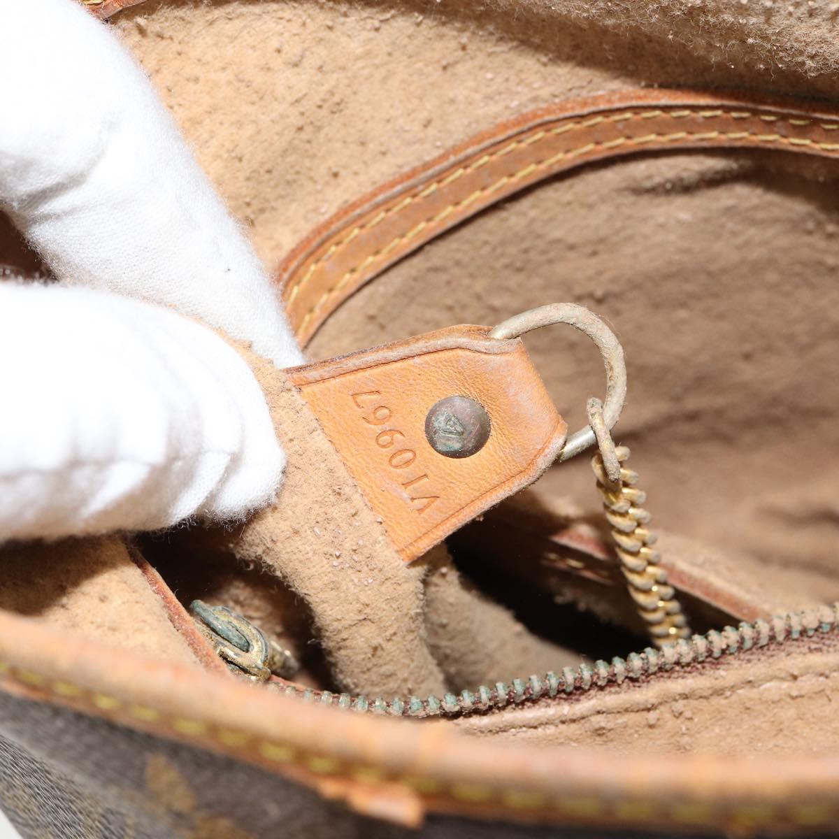 LOUIS VUITTON Monogram Bucket PM Shoulder Bag M42238 LV Auth gh1038