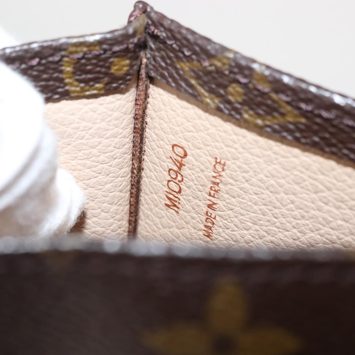 LOUIS VUITTON Monogram Sac Plat Hand Bag M51140 LV Auth gh1042