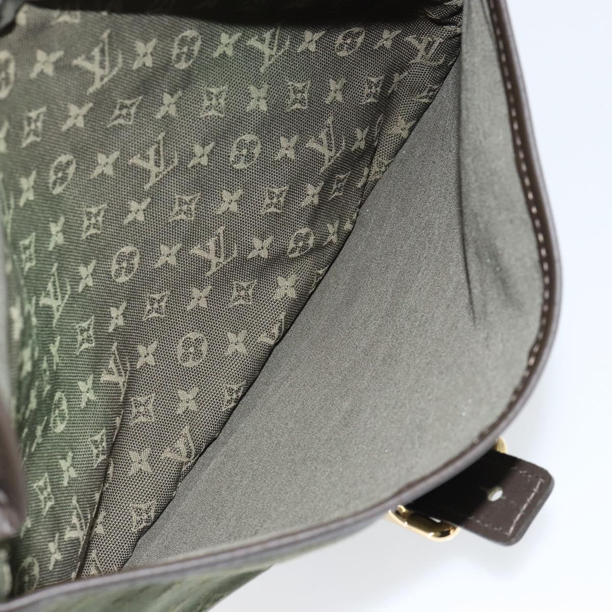 LOUIS VUITTON Monogram Mini Belanger Shoulder Bag TST Khaki M92673 Auth gh1045