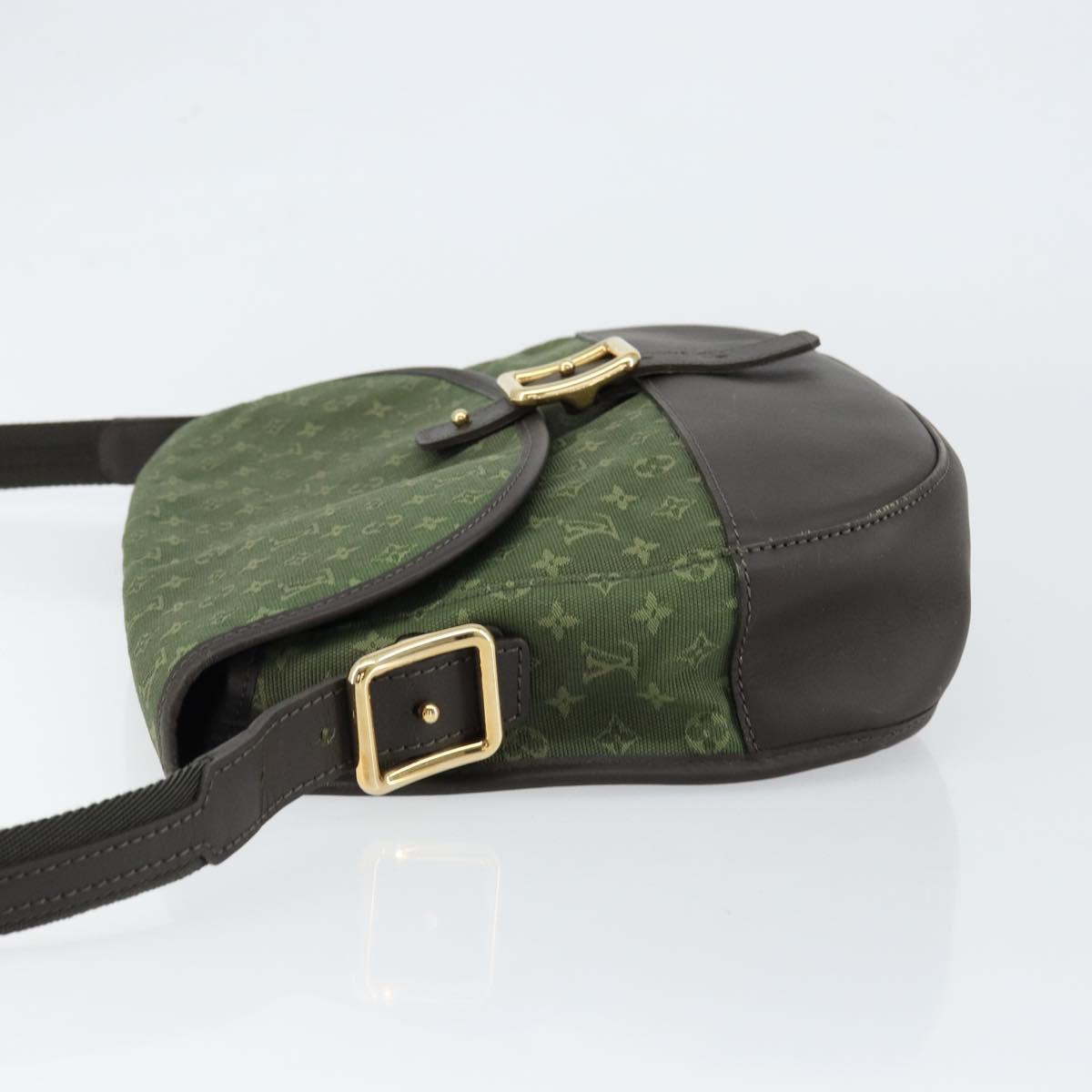 LOUIS VUITTON Monogram Mini Belanger Shoulder Bag TST Khaki M92673 Auth gh1045