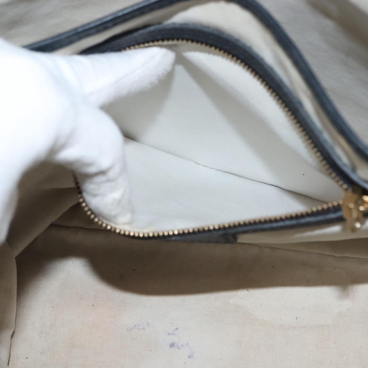 LOUIS VUITTON Monogram Mini Lucille GM Tote Bag Blue M92675 LV Auth gh1046