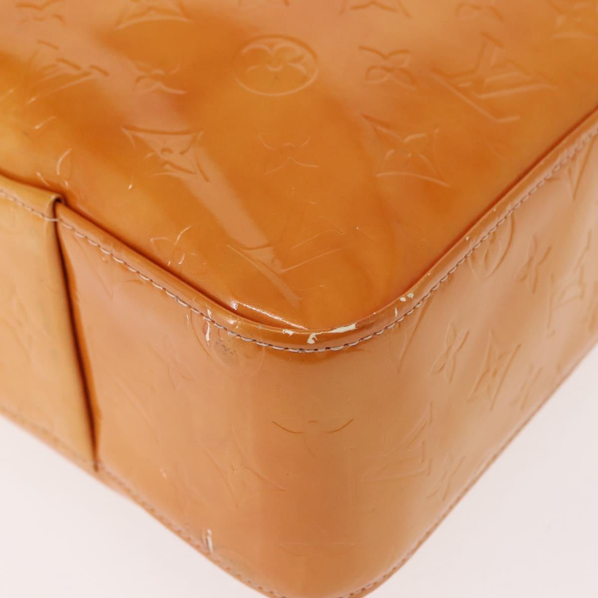 LOUIS VUITTON Monogram Vernis Columbus Bag Marshmallow Pink M91032 Auth gh1050