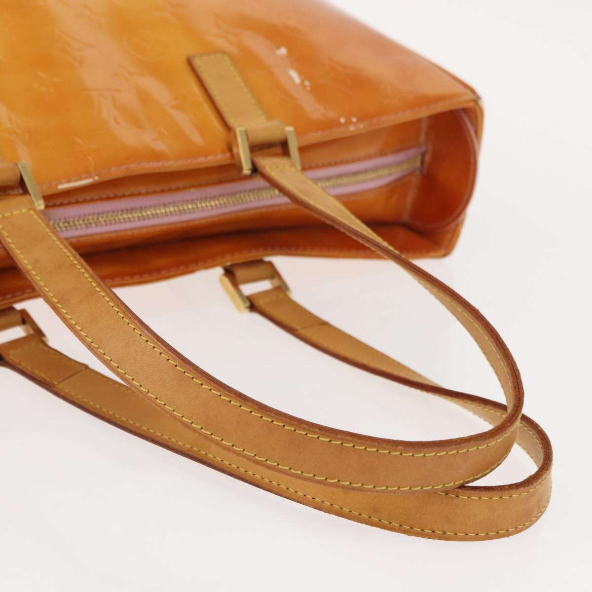 LOUIS VUITTON Monogram Vernis Columbus Bag Marshmallow Pink M91032 Auth gh1050