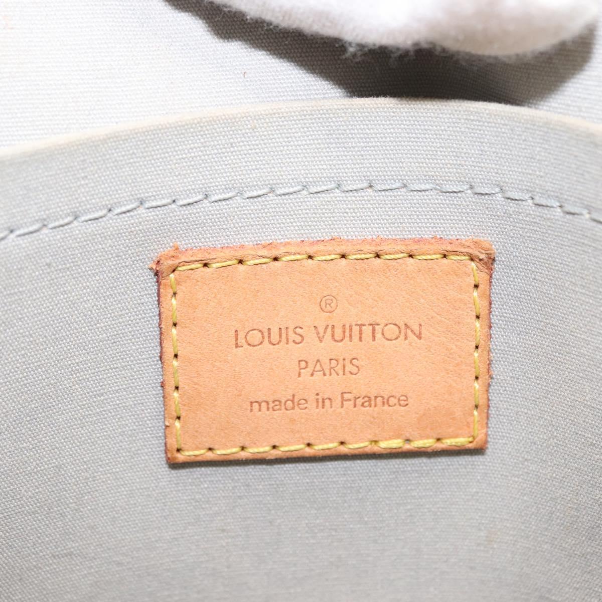 LOUIS VUITTON Monogram Vernis Rosewood Avenue Hand Bag Perle M93508 Auth gh1052