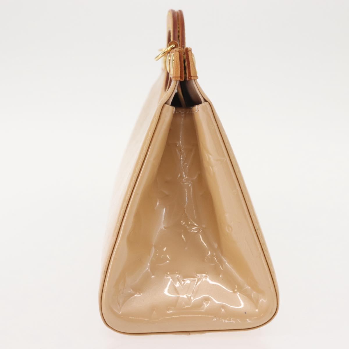 LOUIS VUITTON Vernis Roxbury Drive Bag 2Way Rose flow lantern M91391 Auth gh1053