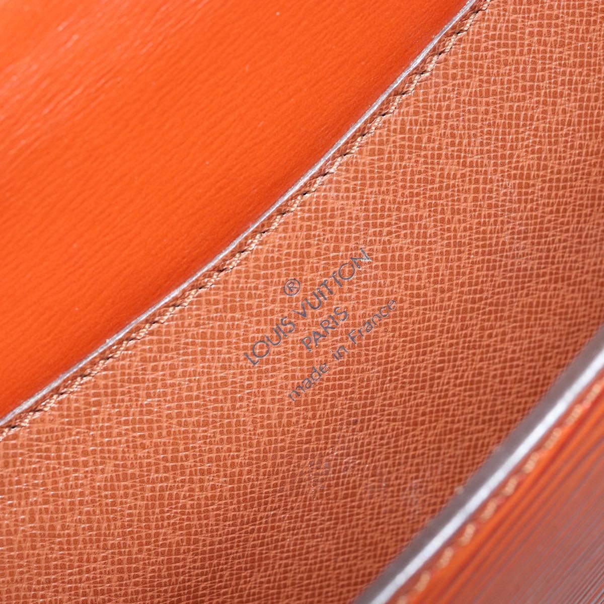 LOUIS VUITTON Epi Grenel Shoulder Bag Brown Kenya M52363 LV Auth gh1061