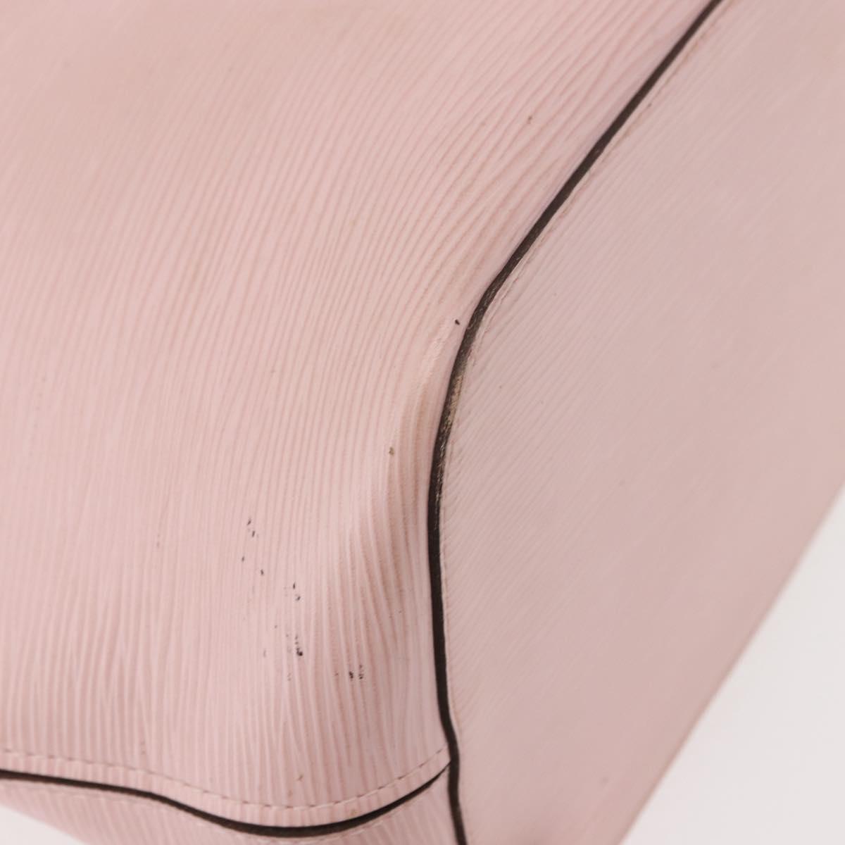 LOUIS VUITTON Epi Neverfull MM Tote Bag Rose Claire M41091 LV Auth gh1062