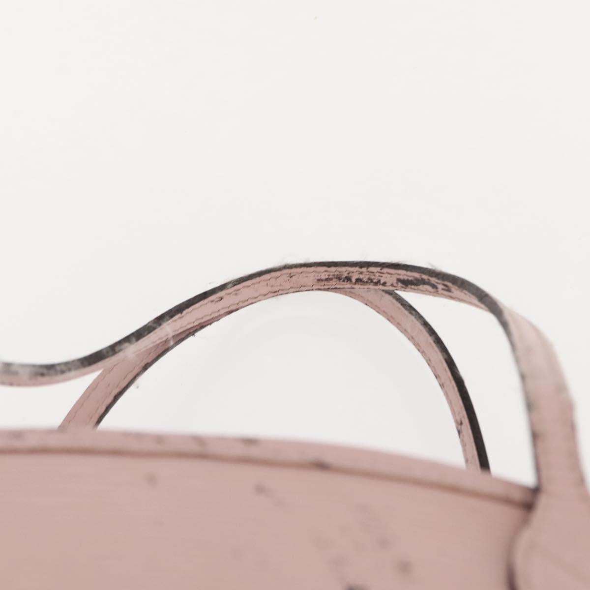 LOUIS VUITTON Epi Neverfull MM Tote Bag Rose Claire M41091 LV Auth gh1062