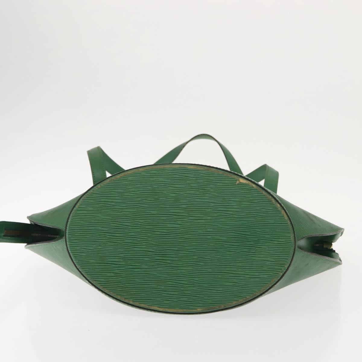 LOUIS VUITTON Epi Saint Jacques Shopping Shoulder Bag Green M52264 Auth gh1063