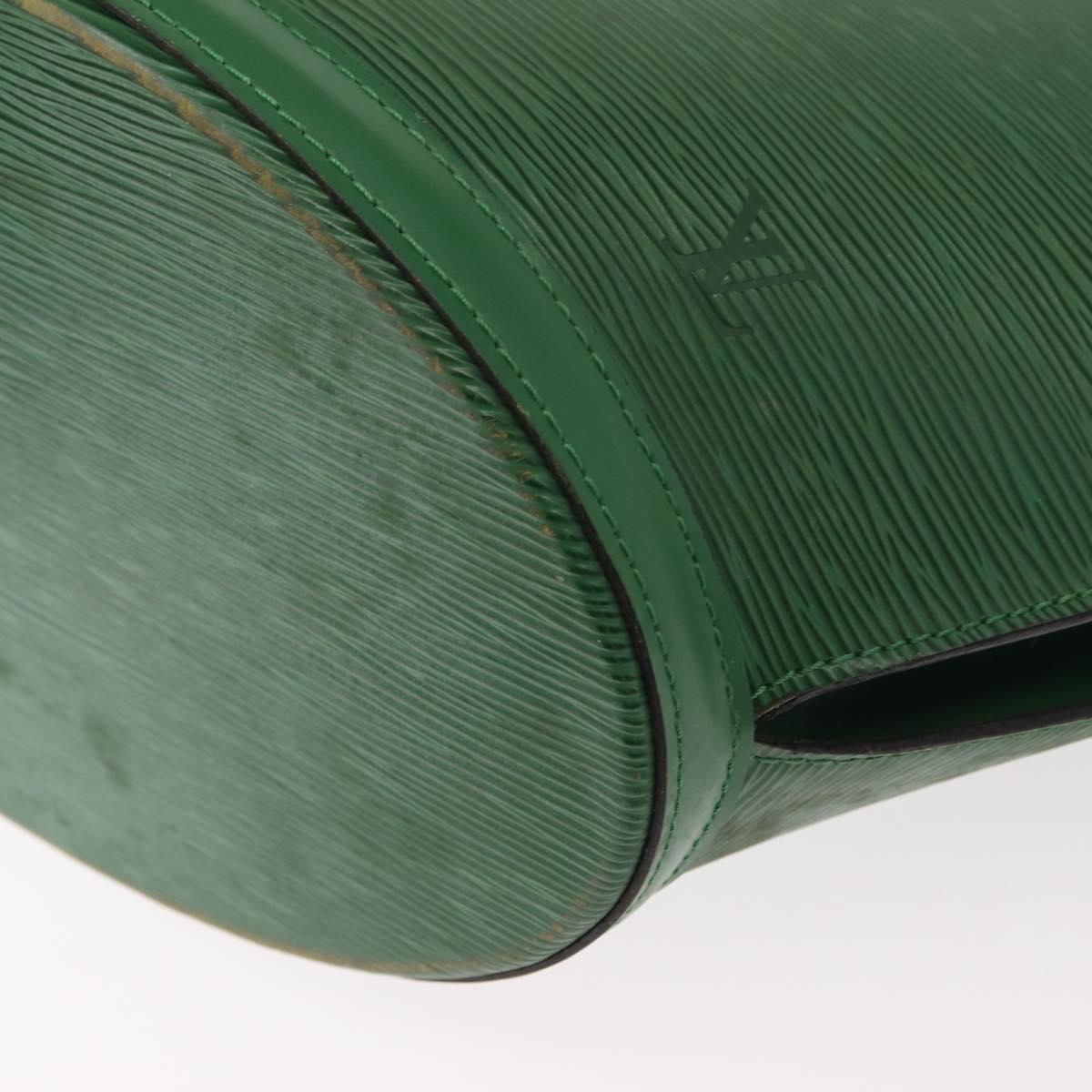 LOUIS VUITTON Epi Saint Jacques Shopping Shoulder Bag Green M52264 Auth gh1063